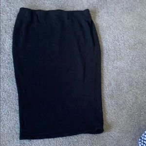 Soft stretchy pencil skirt
